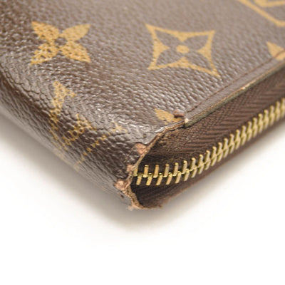 Louis Vuitton Monogram Zippy Wallet Brown Interior