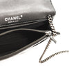 CHANEL Patent Chain Wallet Boy Reverso Flap Black Crossbody