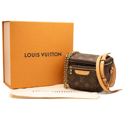 Louis Vuitton Chain Clutch Monogram Legacy Brown