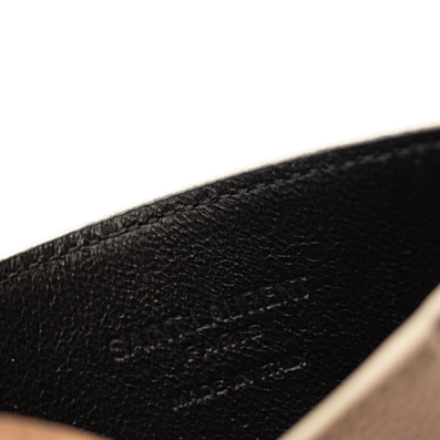 Saint Laurent Saint Laurent Uptown Pebbled Calfskin Leather Wallet on a  Chain