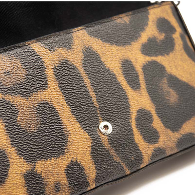 LOUIS VUITTON LV Felice Chain Shoulder Bag Monogram Leopard Brown