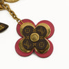 LOUIS VUITTON Monogram Blooming Flowers Bag Charm Key Holder Brown