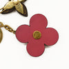 LOUIS VUITTON Monogram Blooming Flowers Bag Charm Key Holder Brown