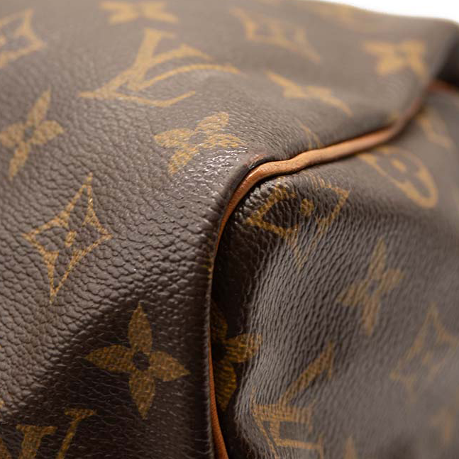 Louis Vuitton Brown Monogram Coated Canvas and Vachetta Leather Vintage  Speedy 35