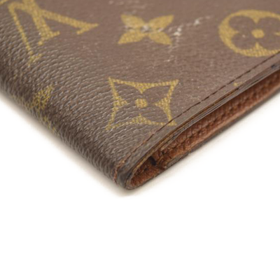 Louis Vuitton Monogram Porte Valeurs Checkbook Wallet