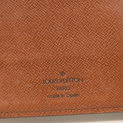 Louis Vuitton Monogram Porte Valeurs Checkbook Wallet