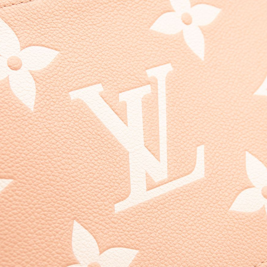 Louis Vuitton Neverfull MM Light Khaki/Cream in Empreinte Embossed