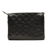 Louis Vuitton Lambskin Embossed Monogram Coussin PM Black