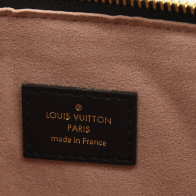 Louis Vuitton Lambskin Embossed Monogram Coussin PM Black