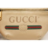 Gucci Grained Calfskin Small Logo Belt Bag White