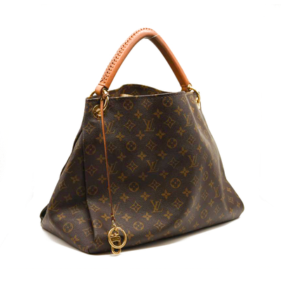 USED LOUIS VUITTON Monogram Artsy MM Brown Hobo