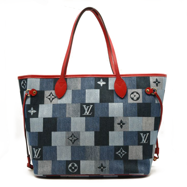 Louis Vuitton Neverfull Denim Bag