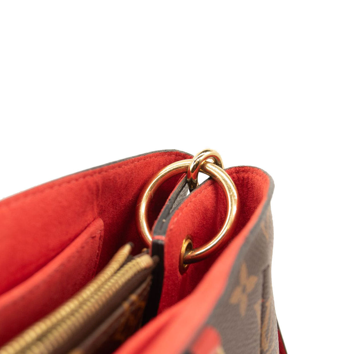 Louis Vuitton, Bags, Authentic Louis Vuitton Classic Monogram Red Flower  Hobo Bag