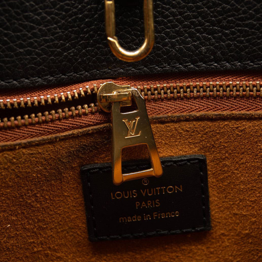 PRELOVED Louis Vuitton Brown Empreinte Giant Monogram OnTheGo Tote