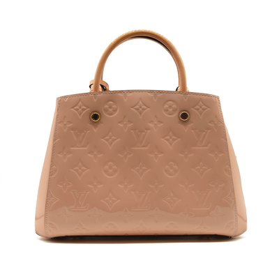 Louis Vuitton Vernis Montaigne BB Rose Ballerine