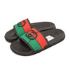 NEW Gucci Pursuit GG Logo Slide Sandal (Women) EU 35 Black Green Red with Box