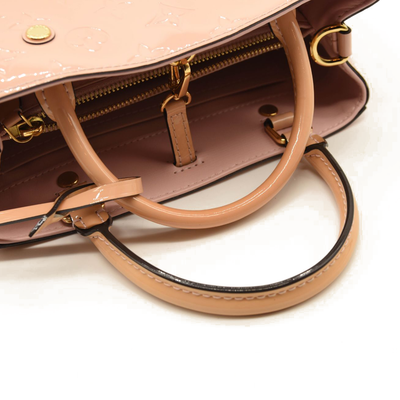 Louis Vuitton Vernis Montaigne BB Rose Ballerine