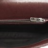 Used Saint Laurent Matelasse Chevron Monogram Medium College Bag Rouge Legion