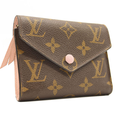 LOUIS VUITTON MONOGRAM VICTORINE WALLET ROSE BALLERINE