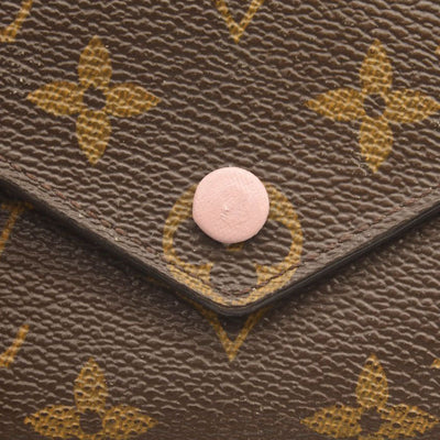 LOUIS VUITTON MONOGRAM VICTORINE WALLET ROSE BALLERINE