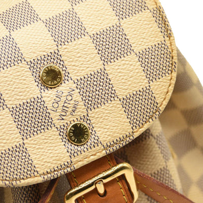 Used Louis Vuitton Damier Azur Sperone BB Backpack