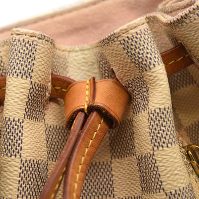 Used Louis Vuitton Damier Azur Sperone BB Backpack