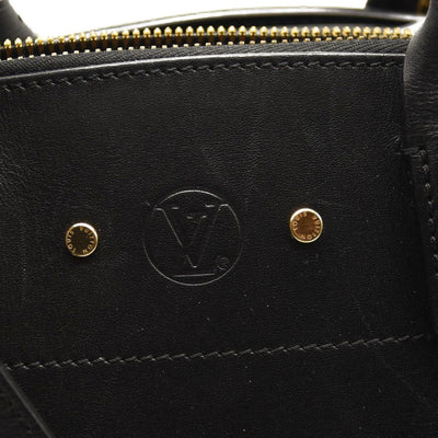 Louis Vuitton Calfskin City Steamer MM Black