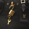 Louis Vuitton Calfskin City Steamer MM Black