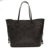 USED LOUIS VUITTON Empreinte Monogram Giant Neverfull MM Black Microchipped