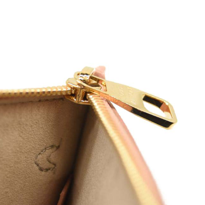 Used LOUIS VUITTON Empreinte Monogram Giant Neverfull MM Pochette Pink Rose Trianon