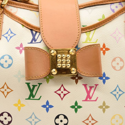 Louis Vuitton Monogram Multicolor Annie MM White