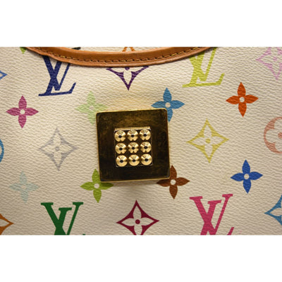 Louis Vuitton Monogram Multicolor Annie MM White