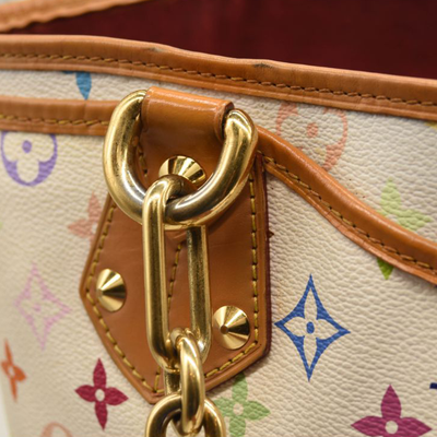 Louis Vuitton Monogram Multicolor Annie MM White