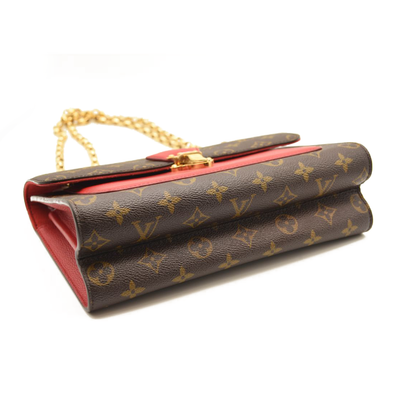 Louis Vuitton Monogram Victoire Cherry Chain Shoulder Bag Red