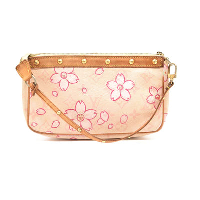 Louis Vuitton Monogram Cherry Blossom Pochette Accessories Pink