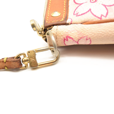 Louis Vuitton Monogram Cherry Blossom Pochette Accessories Pink