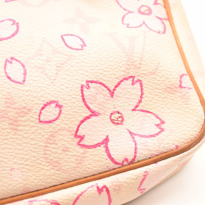 Louis Vuitton Monogram Cherry Blossom Pochette Accessories Pink