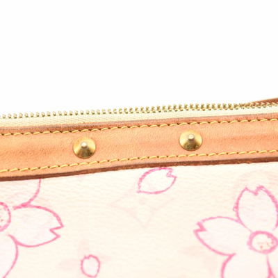 Louis Vuitton Monogram Cherry Blossom Pochette Accessories Pink