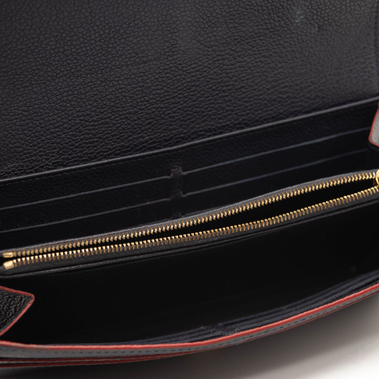 Women’s Louis Vuitton Continental Long Snap Wallet Brown Epi Leather 
