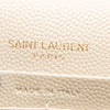 NEW SAINT LAURENT Grain De Poudre Matelasse Chevron Cassandre Envelope Chain Wallet Nude Powder