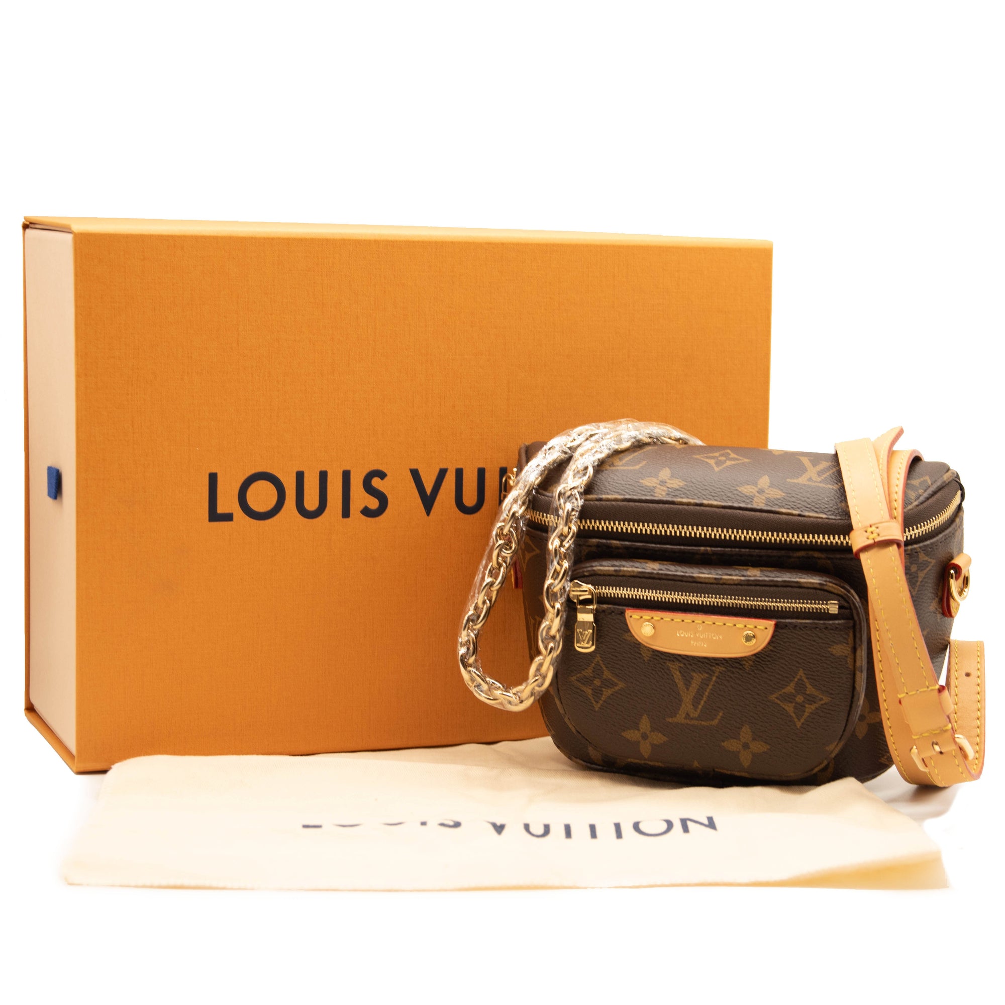 Louis Vuitton Louis Vuitton Monogram Canvas & Leather 20mm Waist