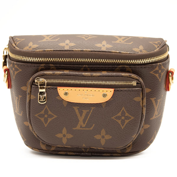 Louis Vuitton Bumbag Monogram Canvas Leather Crossbody Belt Bag