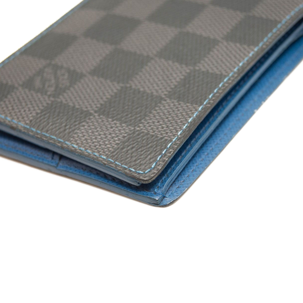 Louis Vuitton Slender Wallet Damier Graphite Blue in Coated Canvas - US