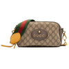 GUCCI GG Supreme Monogram Web Neo Vintage Shoulder Bag Beige New Acero Crop