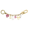 LOUIS VUITTON Love Lock Heart Key Chain Bag Charm