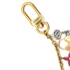 LOUIS VUITTON Love Lock Heart Key Chain Bag Charm