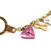 LOUIS VUITTON Love Lock Heart Key Chain Bag Charm