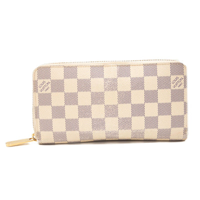 LOUIS VUITTON Damier Azur Zippy Wallet