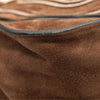 NEW $2650 CHLOE Suede Calfskin Braided Medium Marcie Double Carry Pure Brown