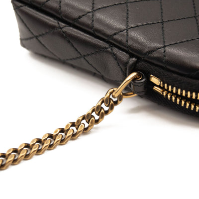 NEW $1290 Saint Laurent Mini Gaby Quilted Leather Crossbody